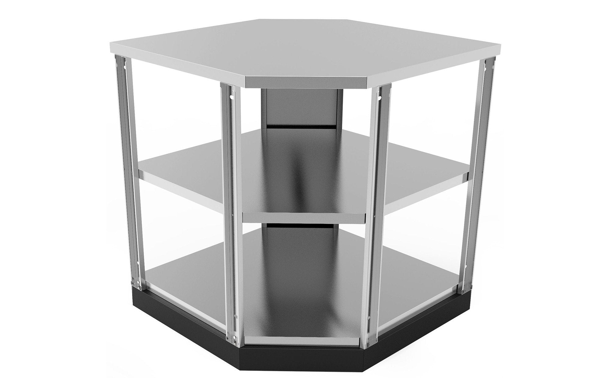 Outdoor Kitchen Stainless Steel 90 Degree Corner Cabinet