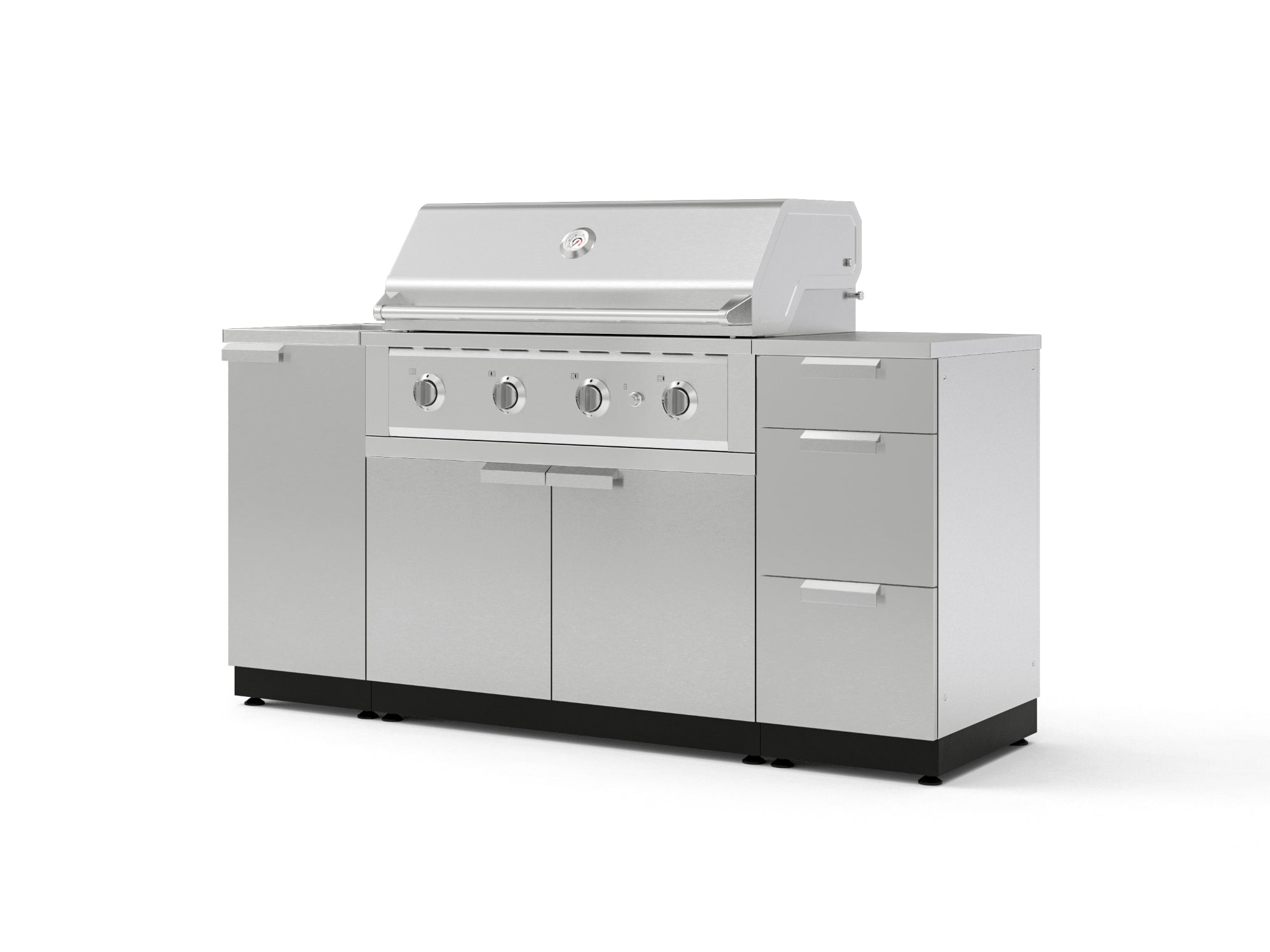 Stainless Steel / 40 in. Performance Grill (LP) / No Faucet