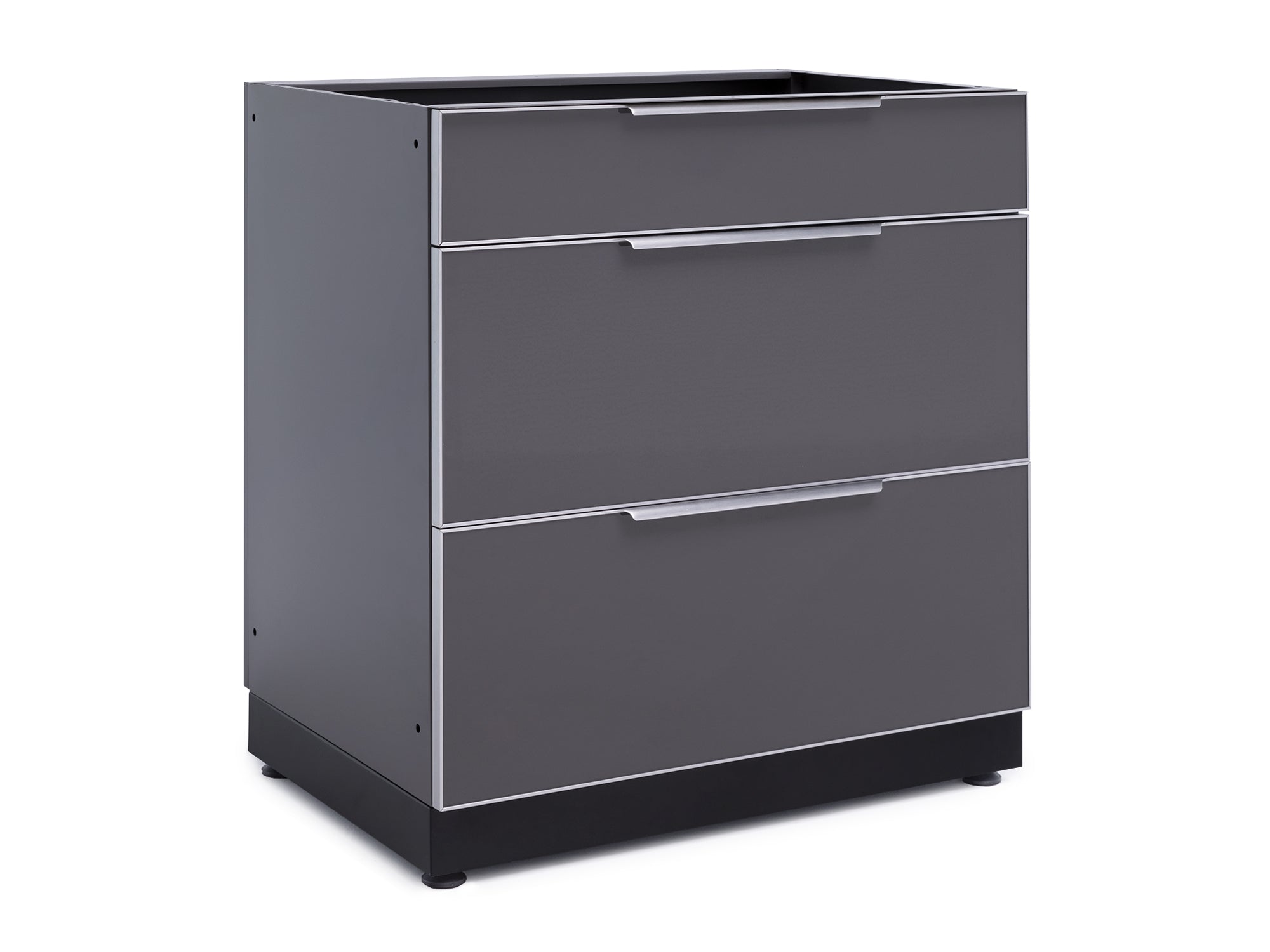Outdoor Kitchen Aluminum 3-Drawer Cabinet