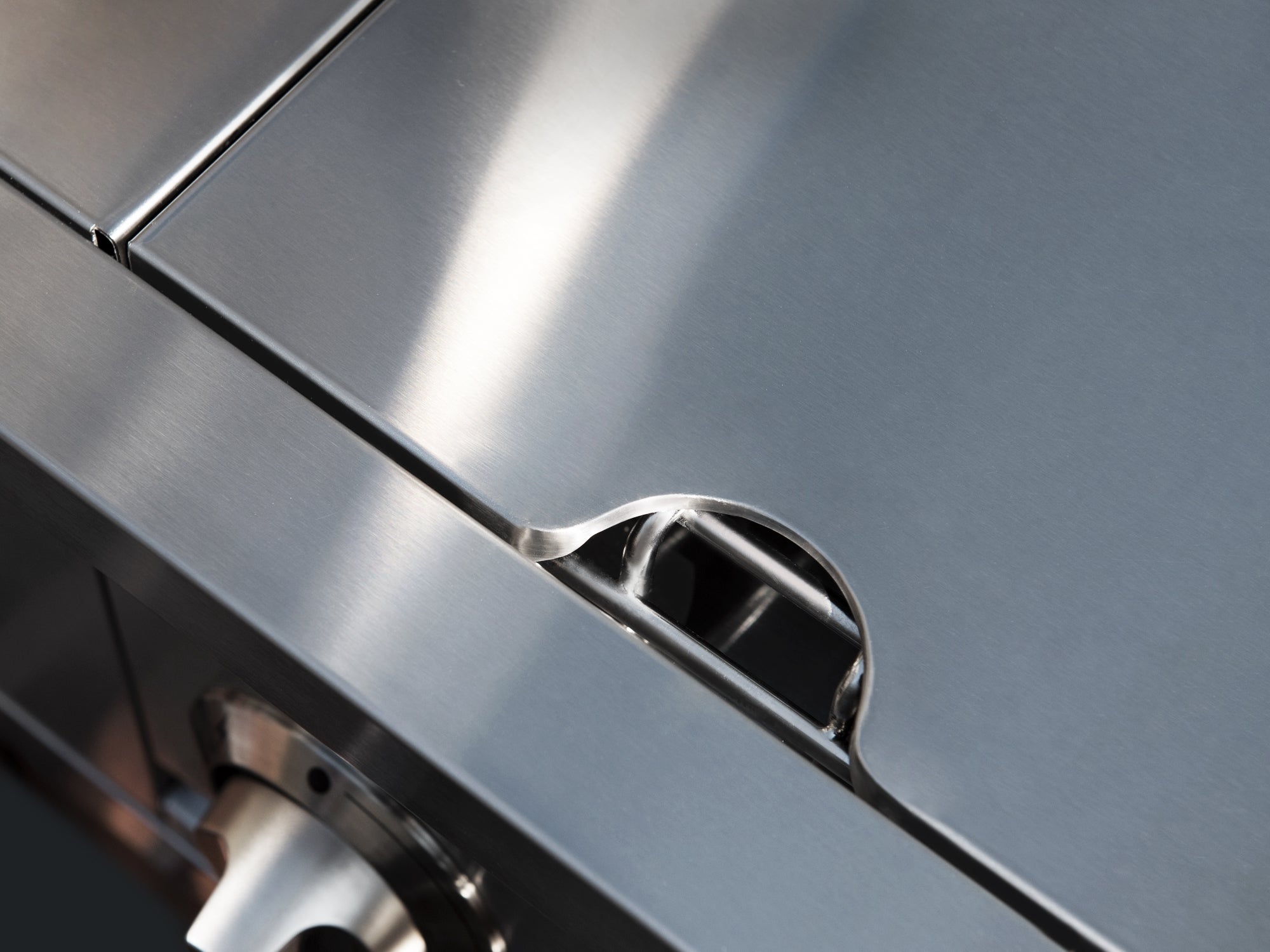 Outdoor Kitchen Stainless Steel Platinum Dual Side Burner with Cart and Casters
