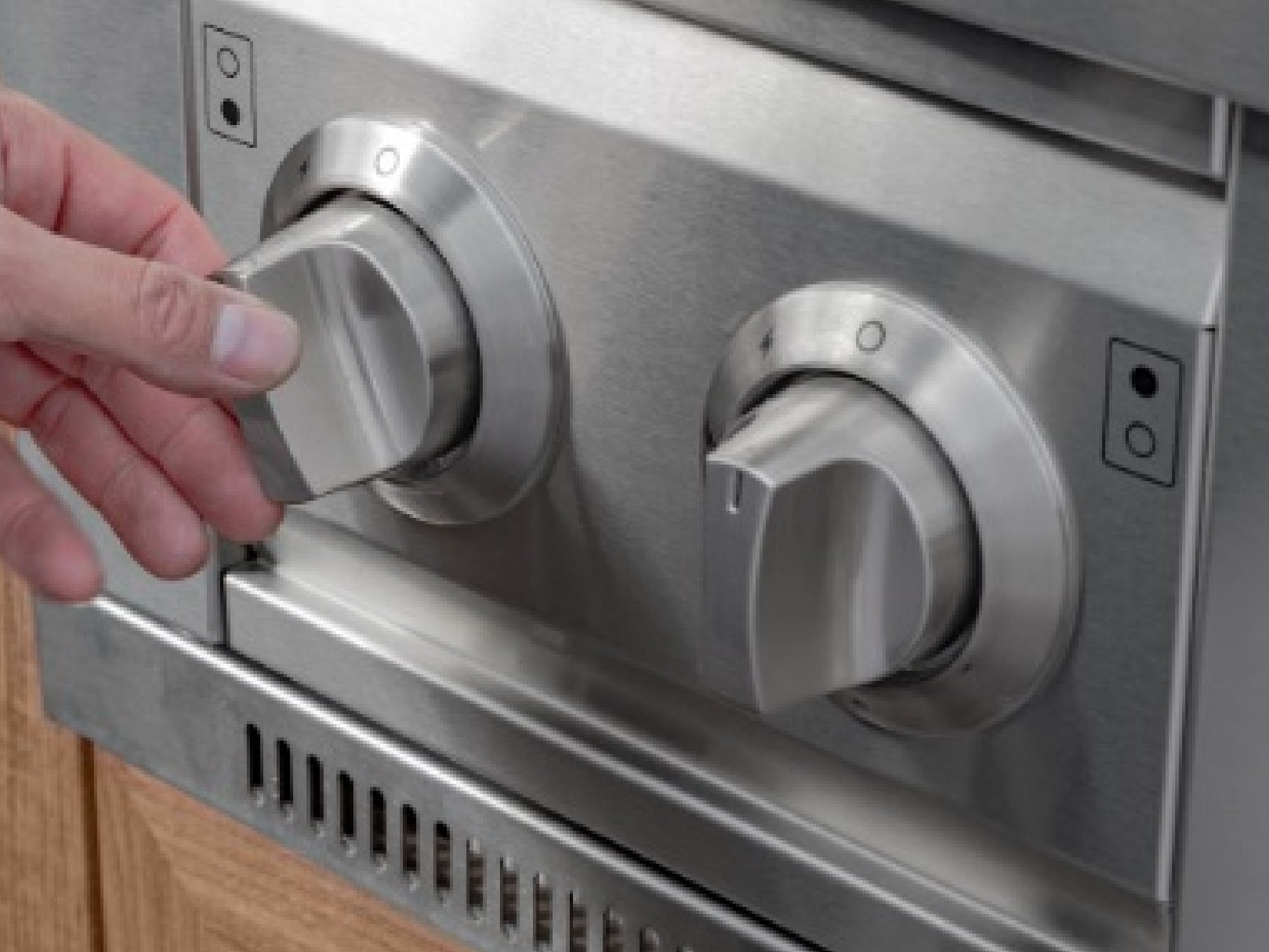 Outdoor Kitchen Stainless Steel Platinum Dual Side Burner with Cart and Casters