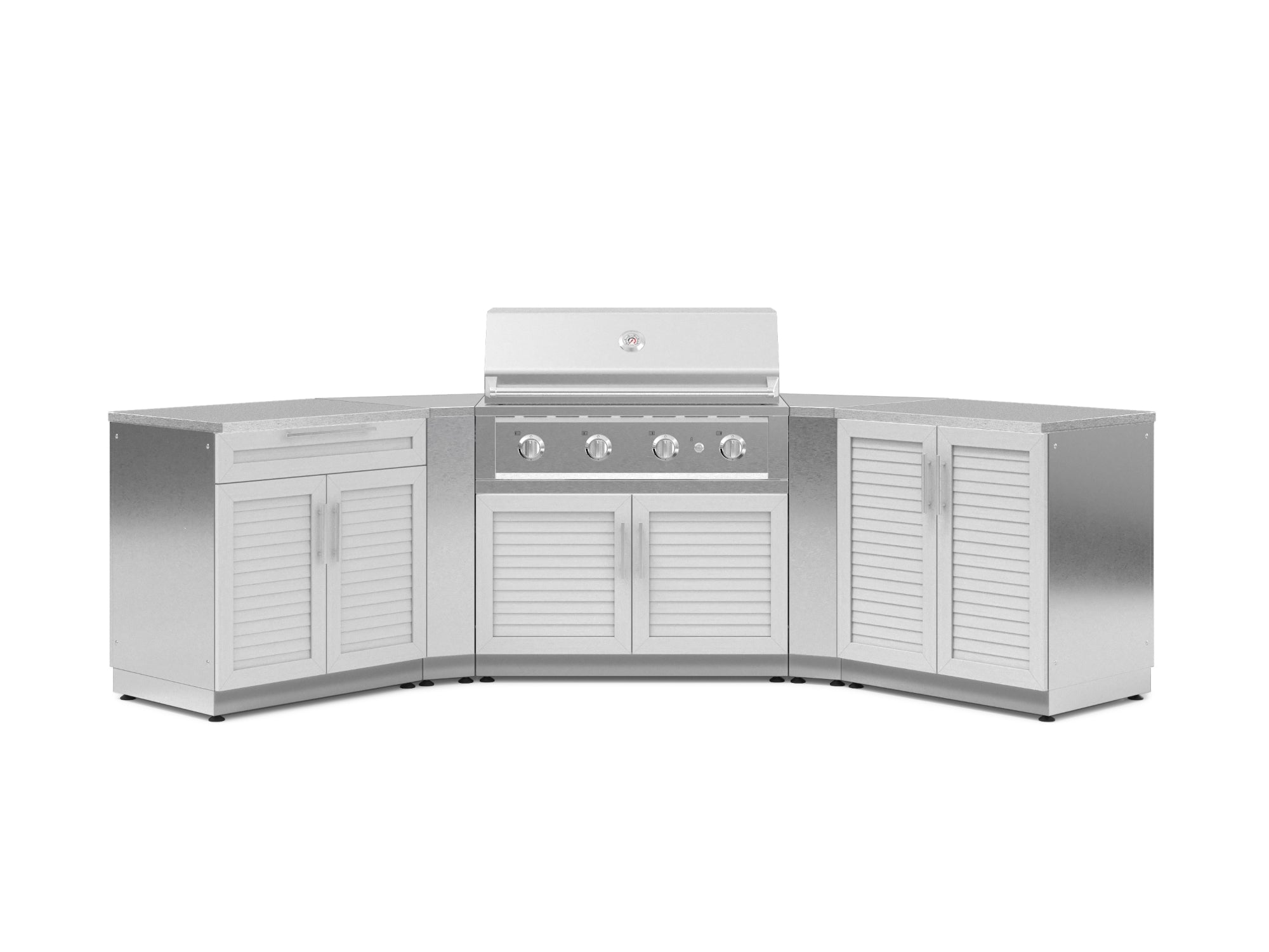 Louvered White / 40 in. / Natural Gas