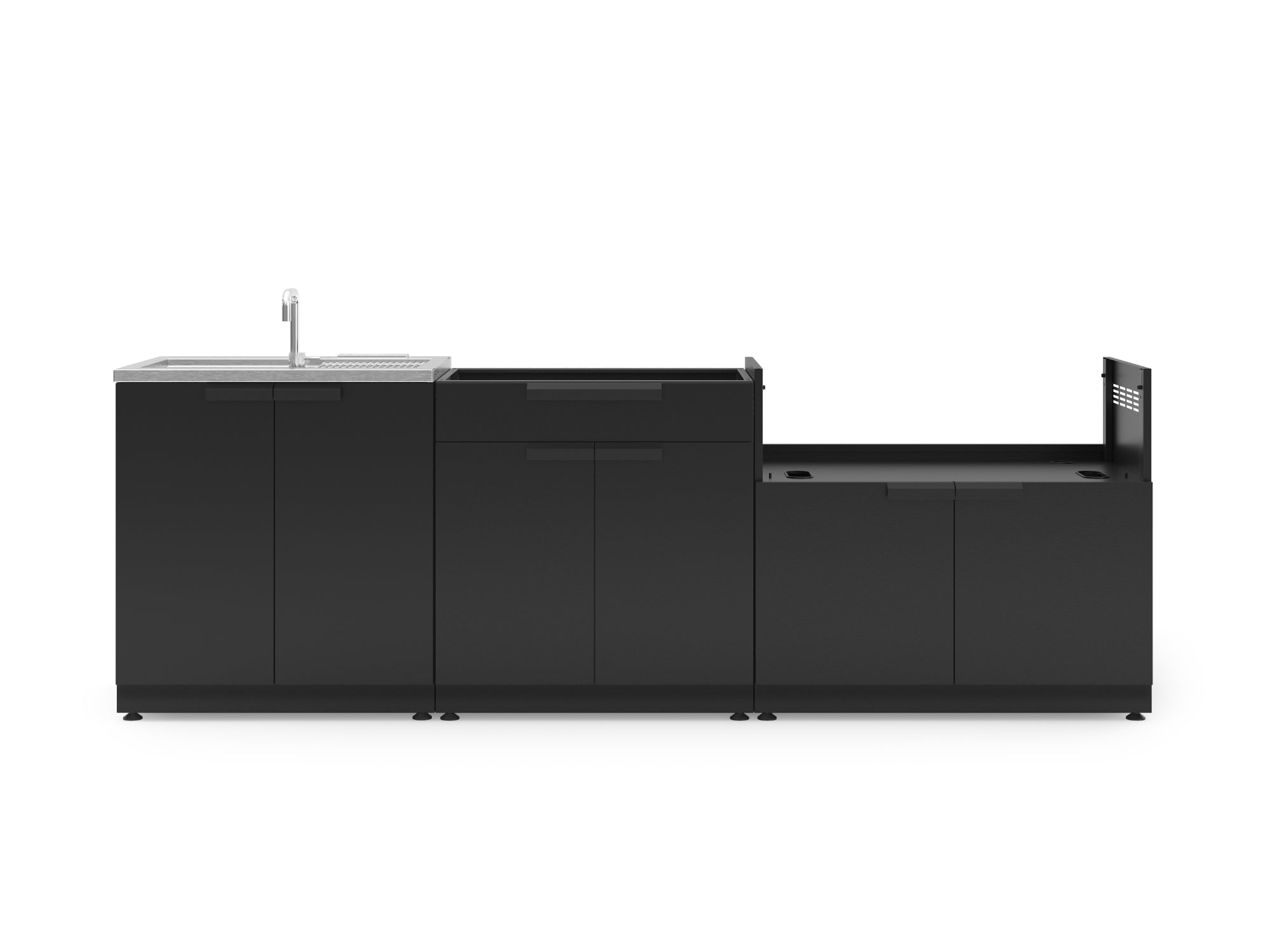 Matte Black / 40 in. Insert Grill Cabinet