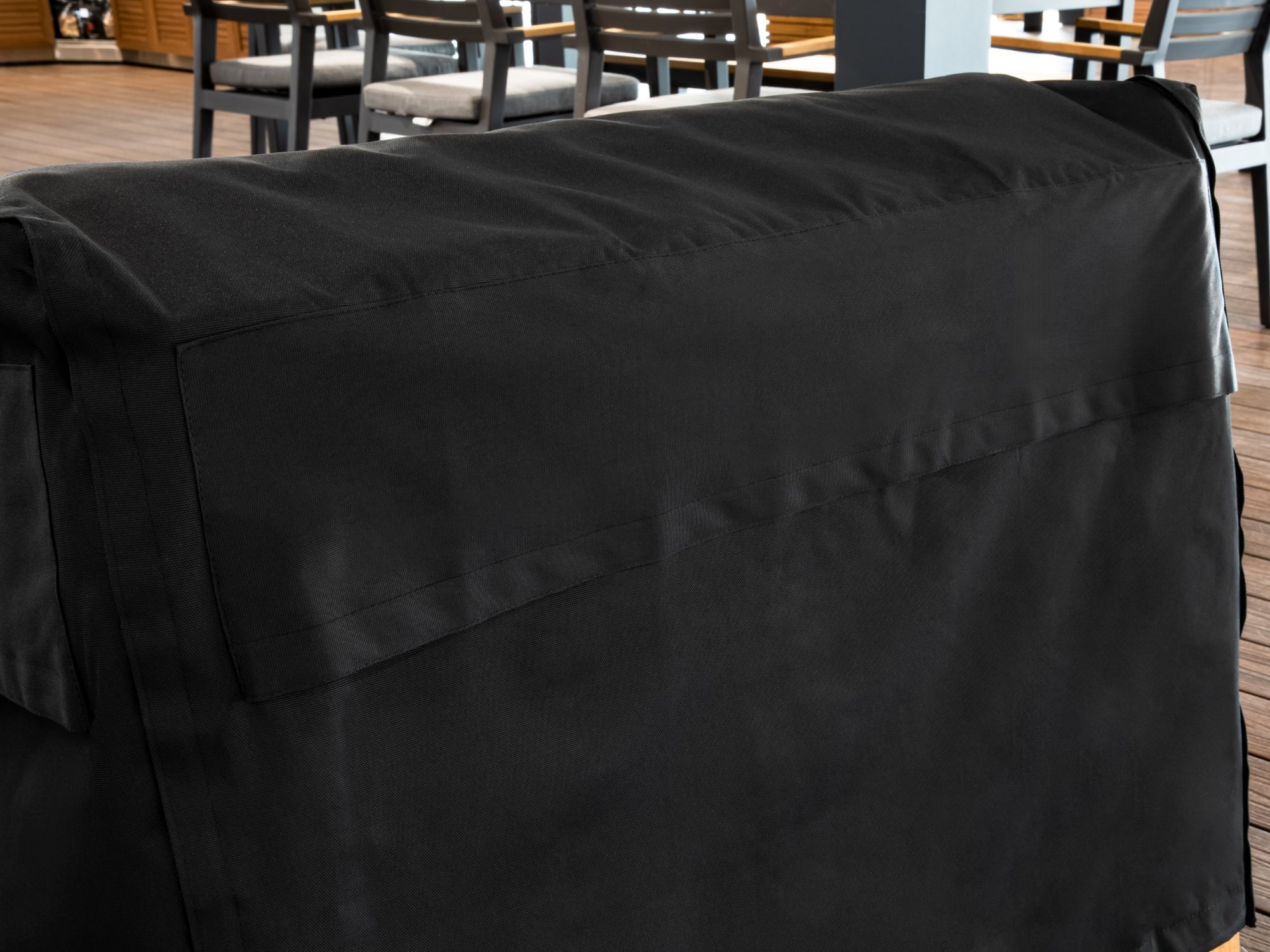 Outdoor Furniture Cover Bundle With 1 Seater Main Panel , Right/Left Side Panel, and Square Ottoman/Coffee Table Covers