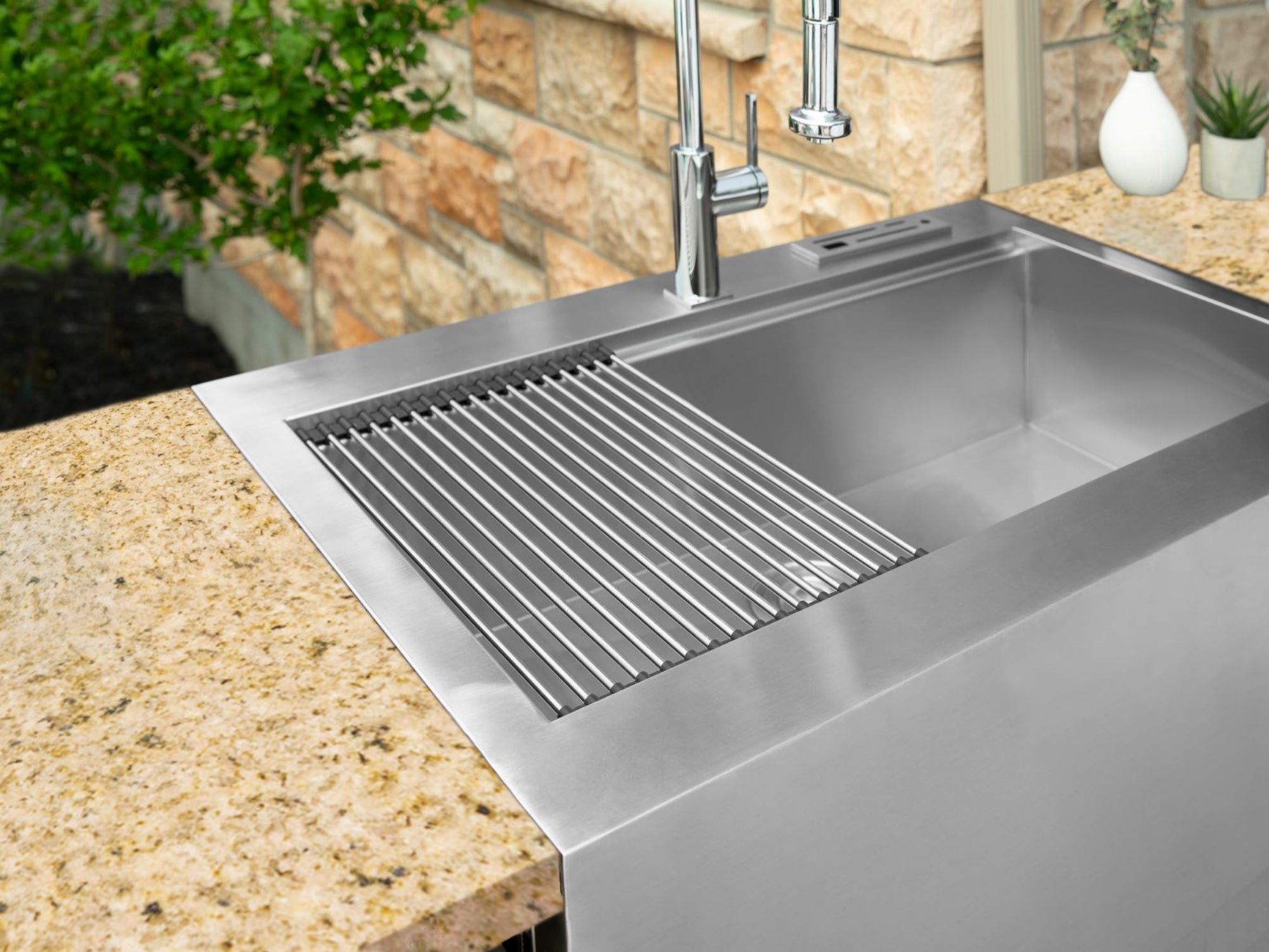 Gold Sand Granite Countertop Bundle: 36 in. Countertop