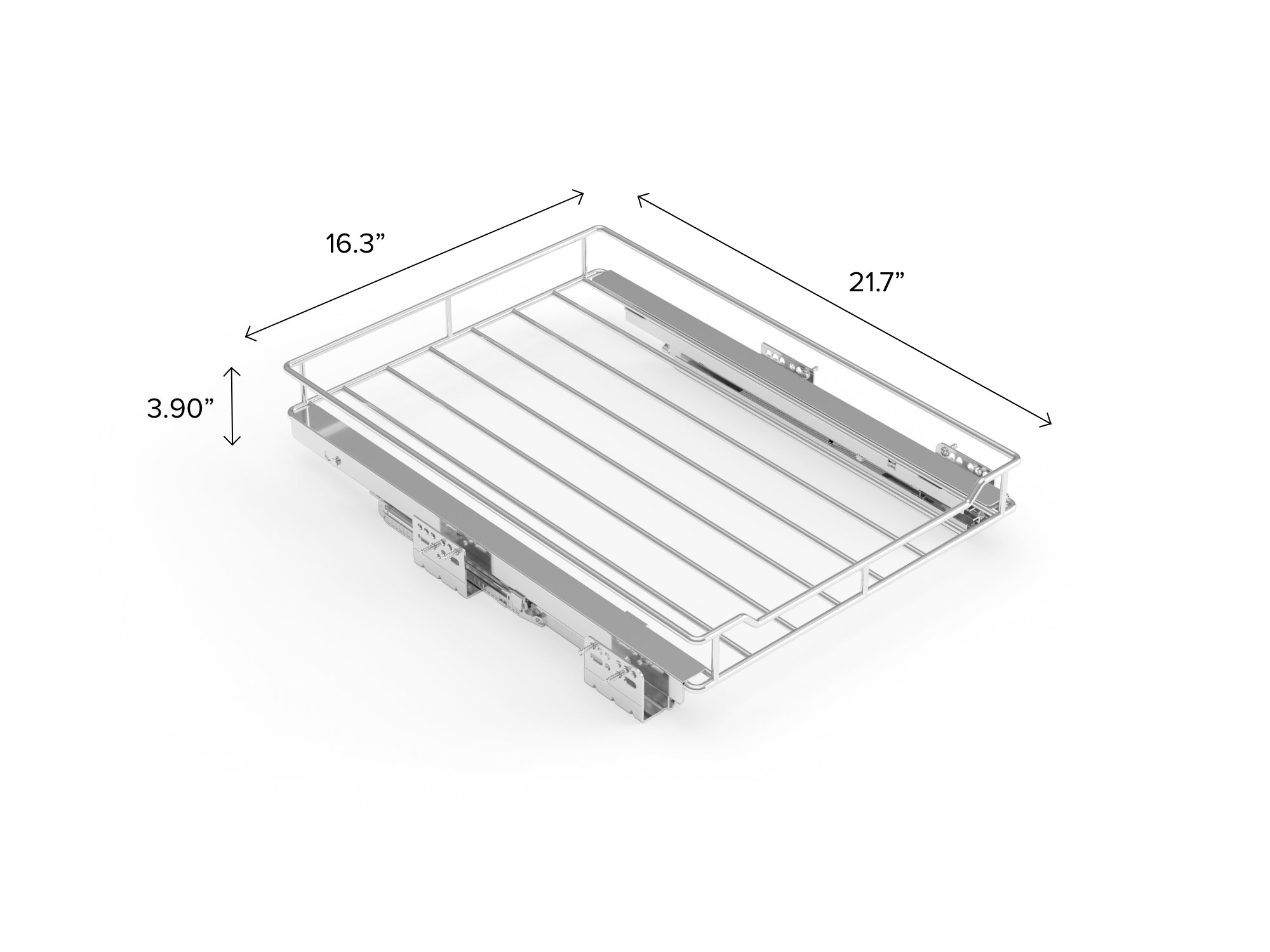 18in. Cabinet Pull Out Bottle Rack
