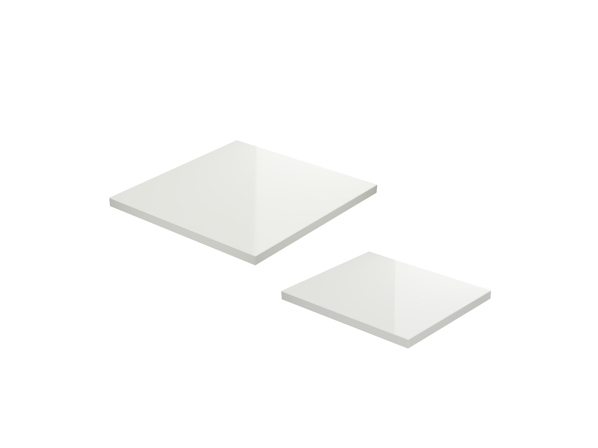 Engineered Stone Countertop (1 x 19.6 in. Countertop, 1 x 25.6 in. Countertop)