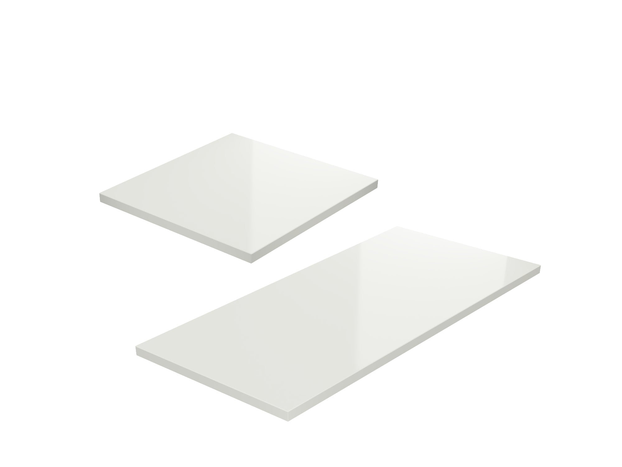 Engineered Stone Countertop (1 x 49.6 in. Countertop, 1 x 25.6 in. Countertop)