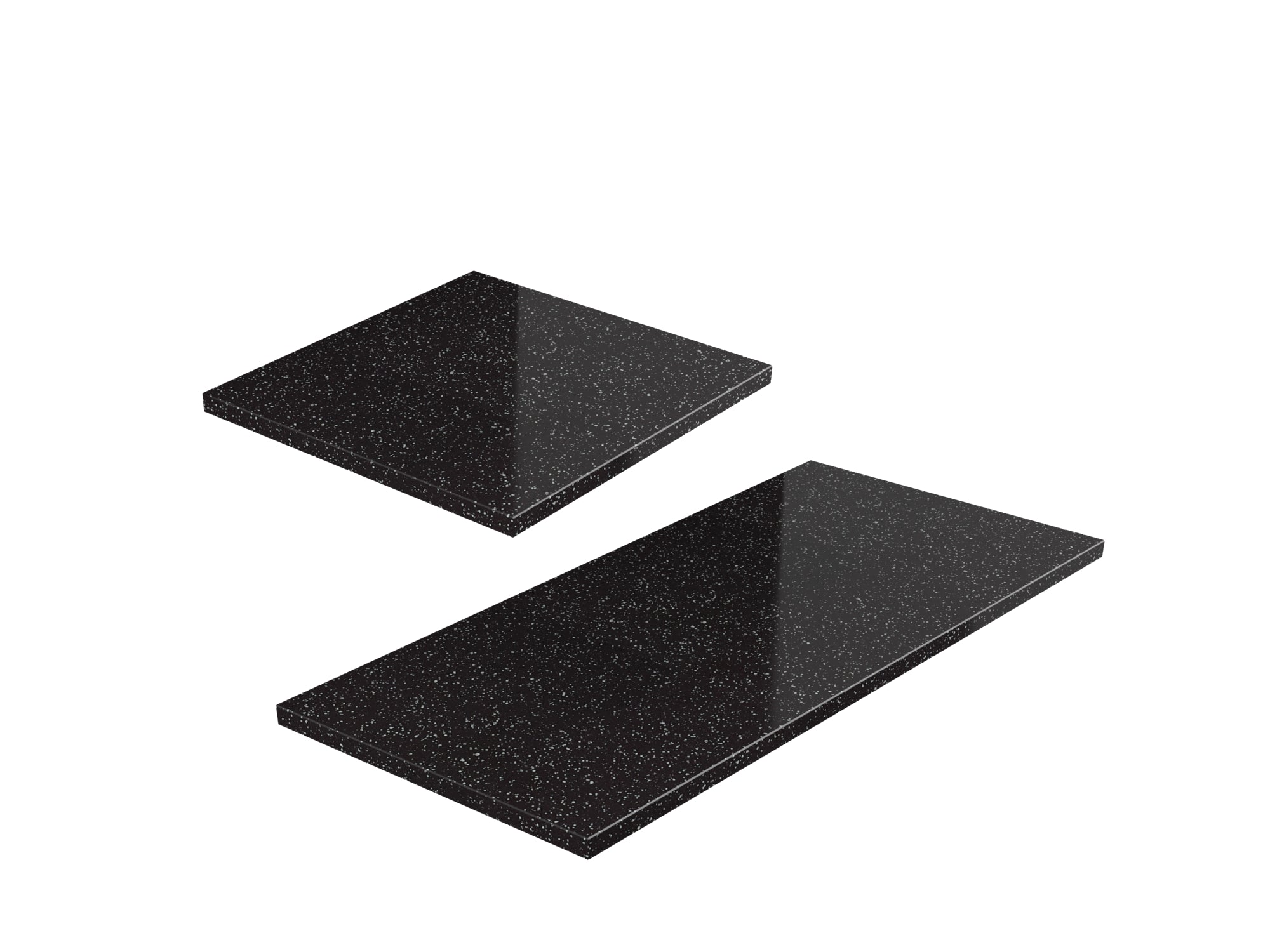 Engineered Stone Countertop (1 x 49.6 in. Countertop, 1 x 25.6 in. Countertop)