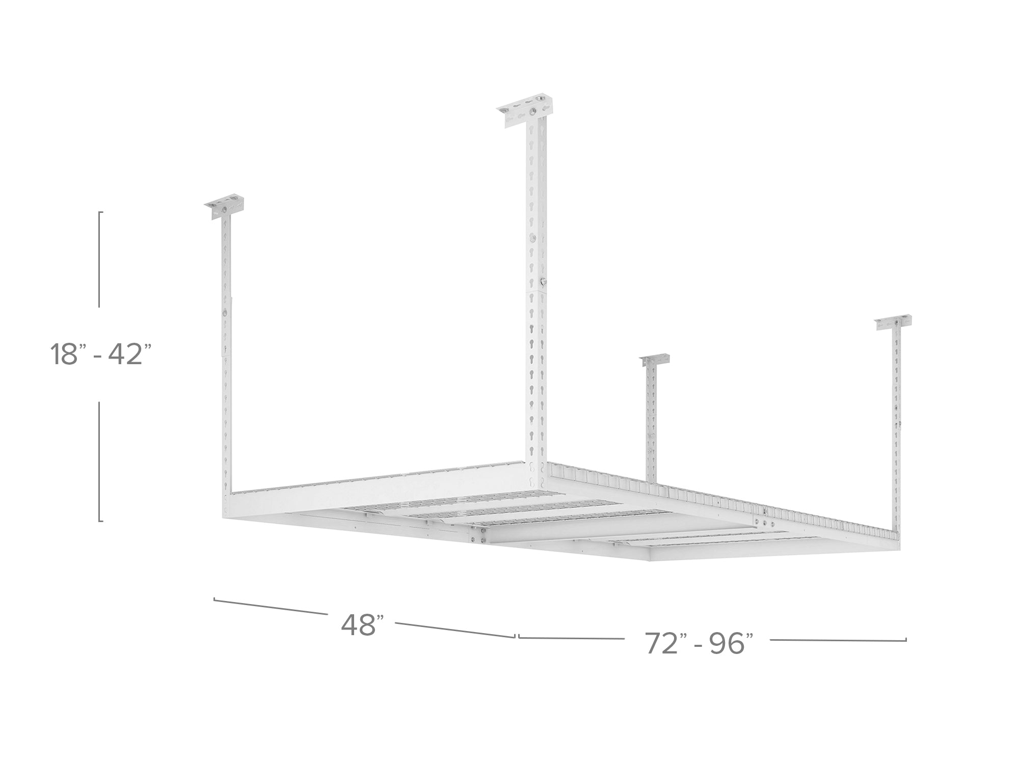 VersaRac 4 ft. x 8 ft. Adjustable Overhead Rack