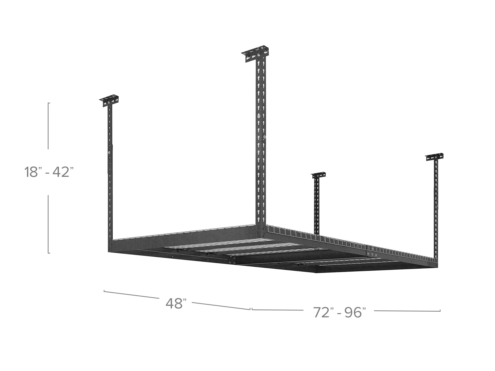 VersaRac 4 ft. x 8 ft. Adjustable Overhead Rack