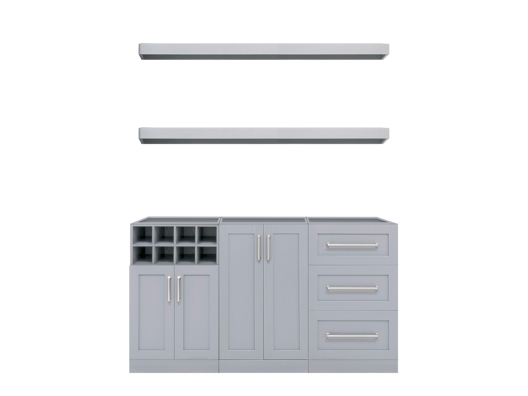 Home Bar 5 Piece Cabinet Set
