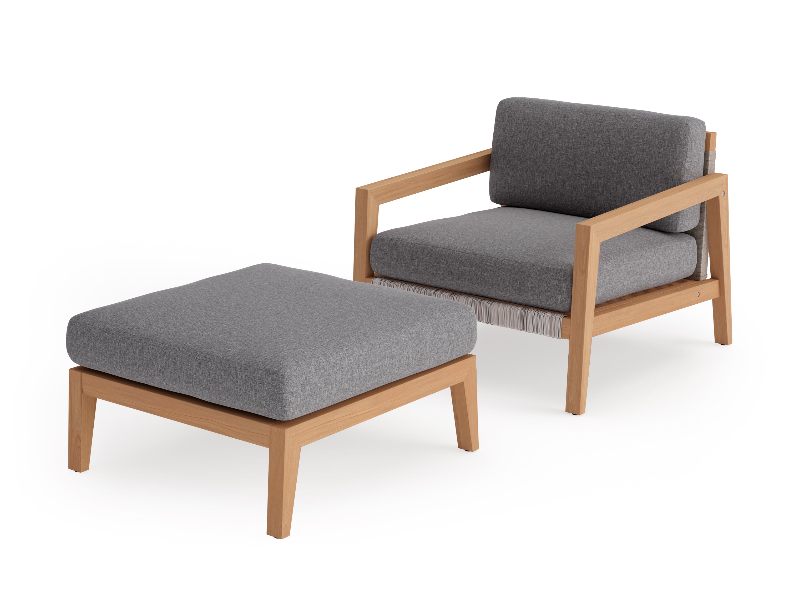 Lakeside Chat Chair with Ottoman