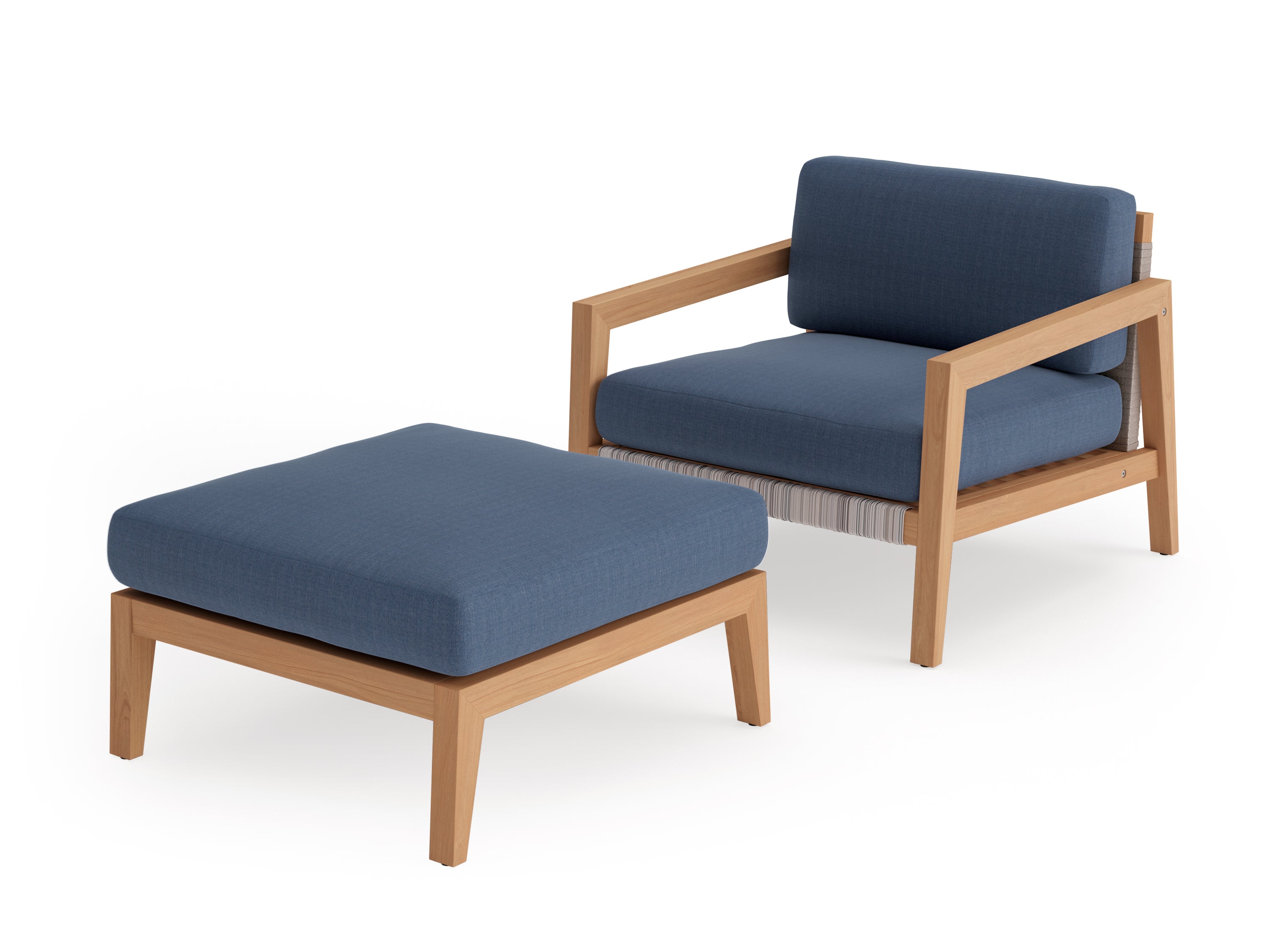 Lakeside Chat Chair with Ottoman