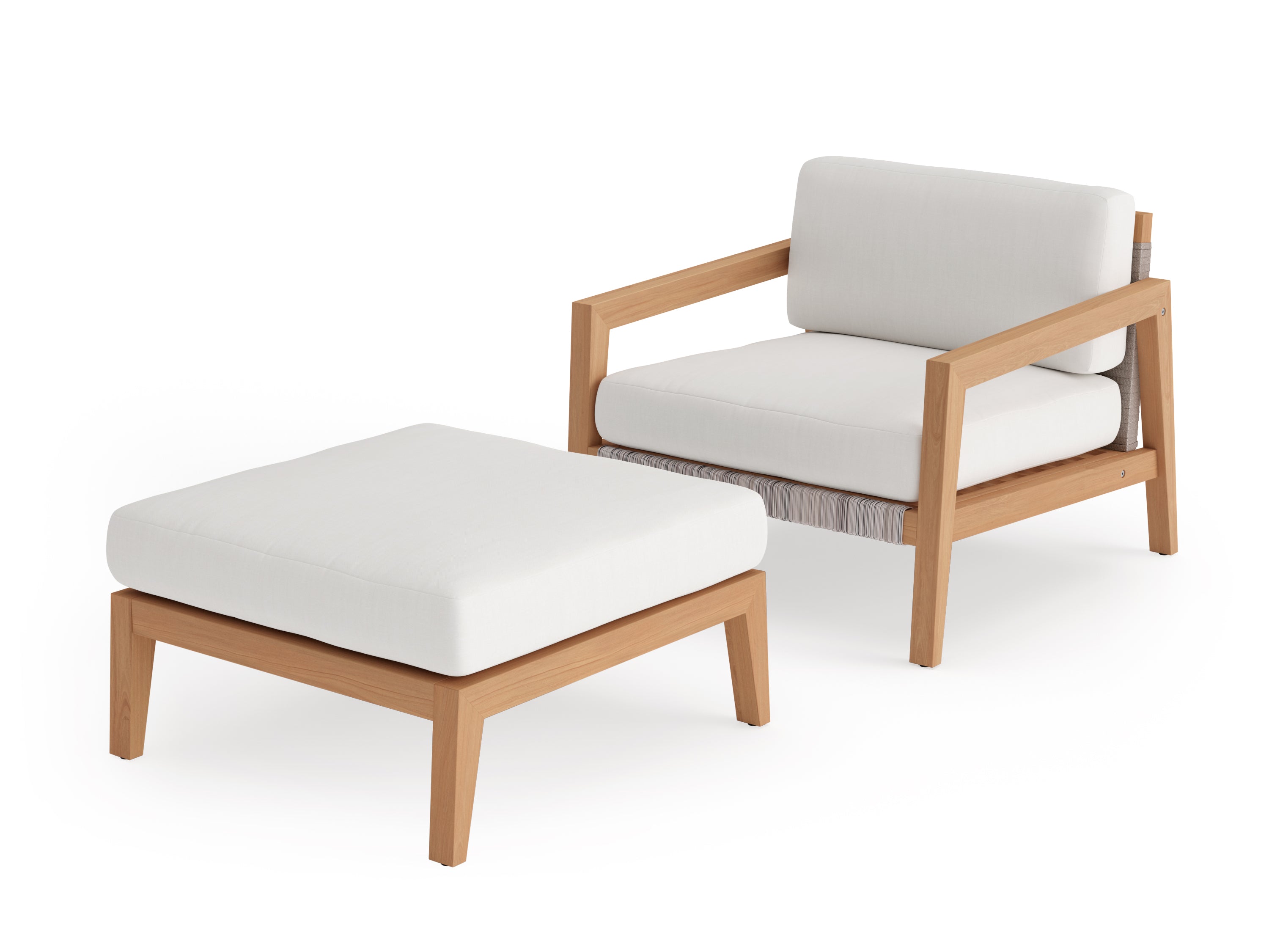 Lakeside Chat Chair with Ottoman