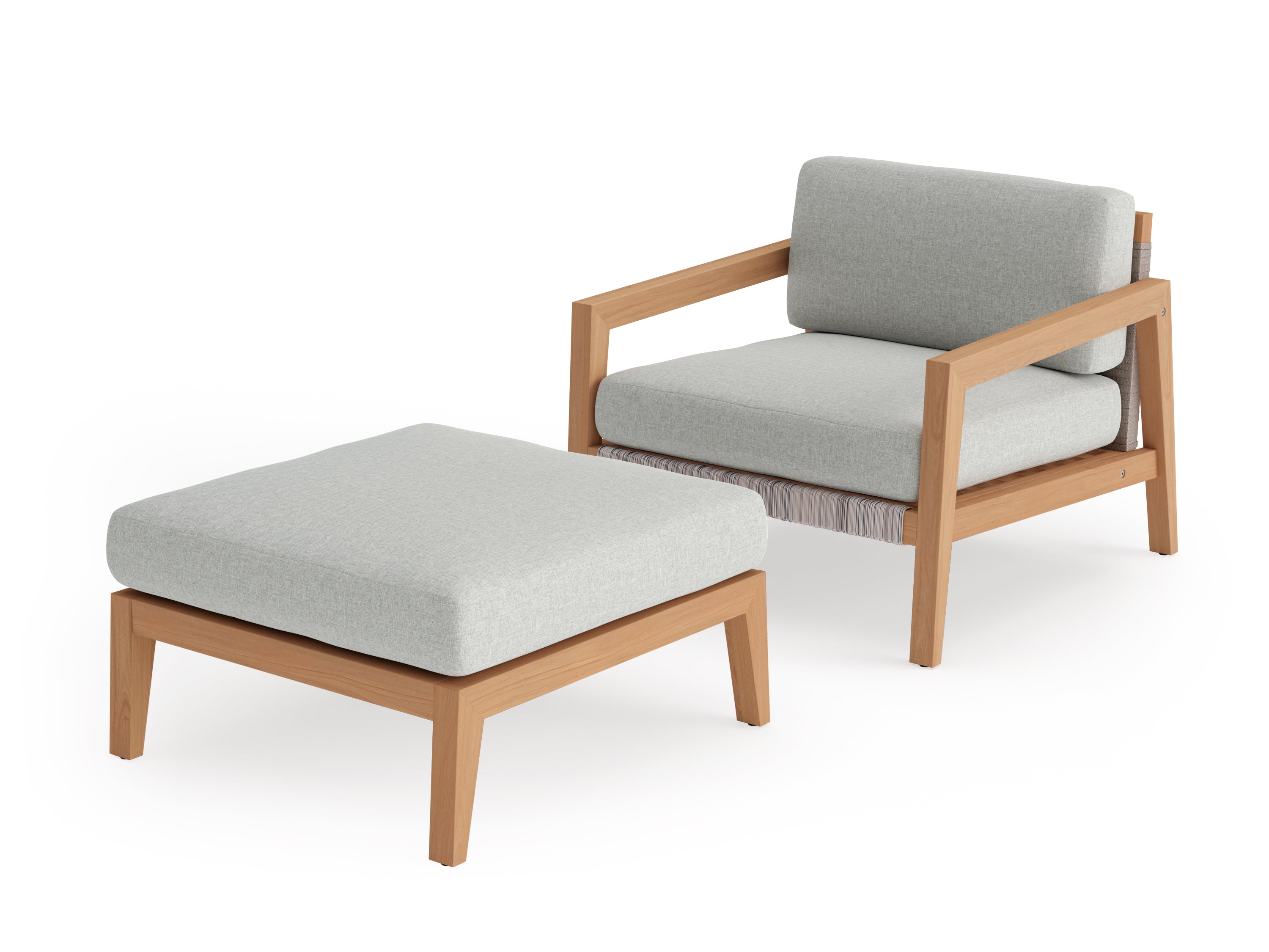Lakeside Chat Chair with Ottoman