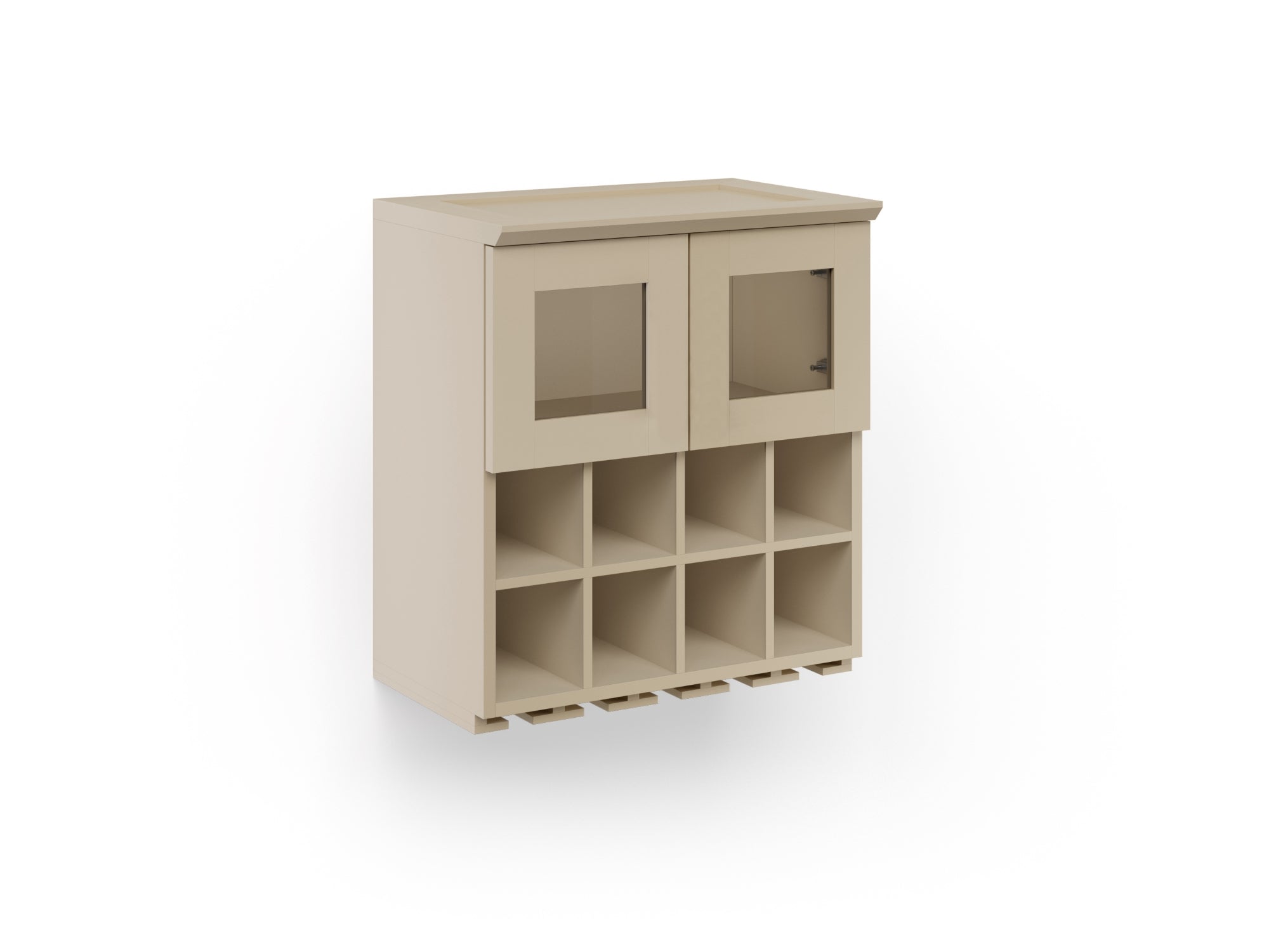 Home Bar Wall Wine Rack Cabinet - 21 in.