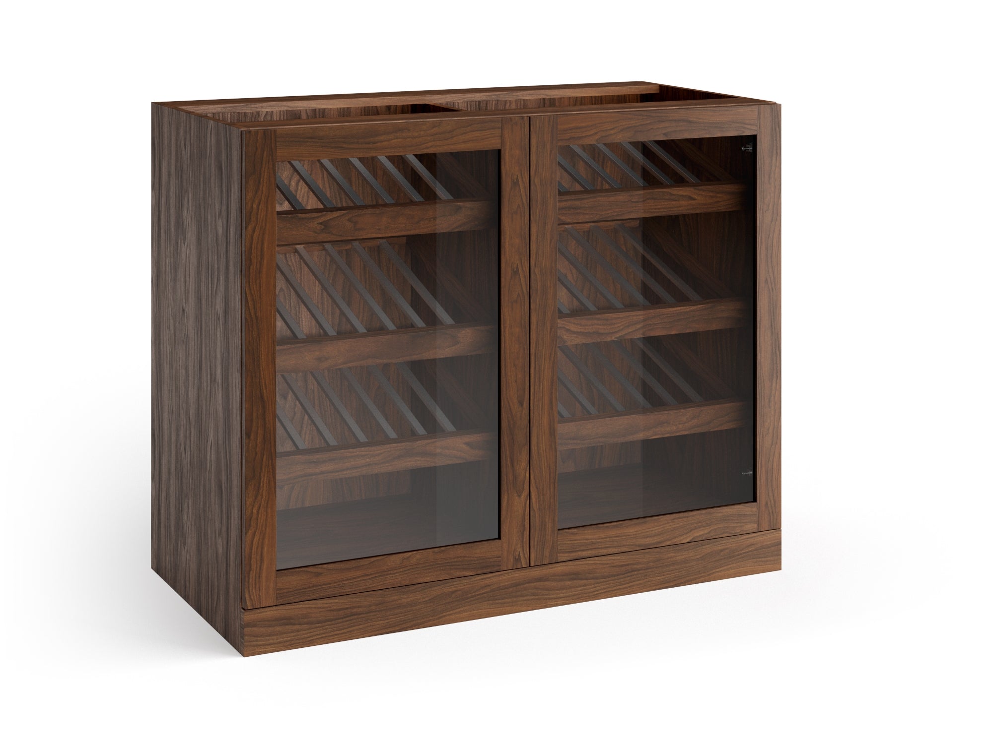 Home Bar Double Display Cabinet - 42 in.